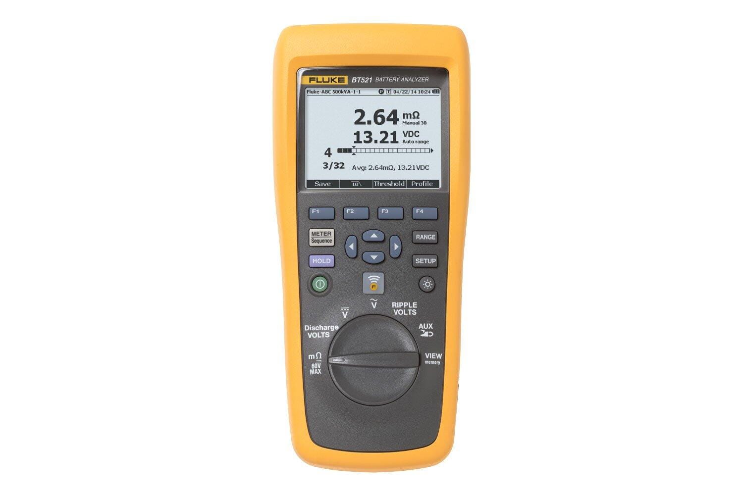 Analizator akumulatorów Fluke BT521 (baterie stacjonarne, rezystancja wewnętrzna) — Fluke