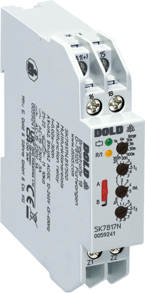SK 7817N/200, IK 7817N/200 — wielofunkcyjny przekaźnik czasowy 0,02 s…300 h (MULTITIMER) — DOLD