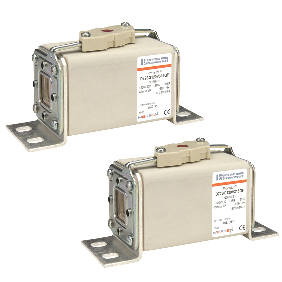 Protistor® size 72 aR 1200VDC (IEC) — Mersen