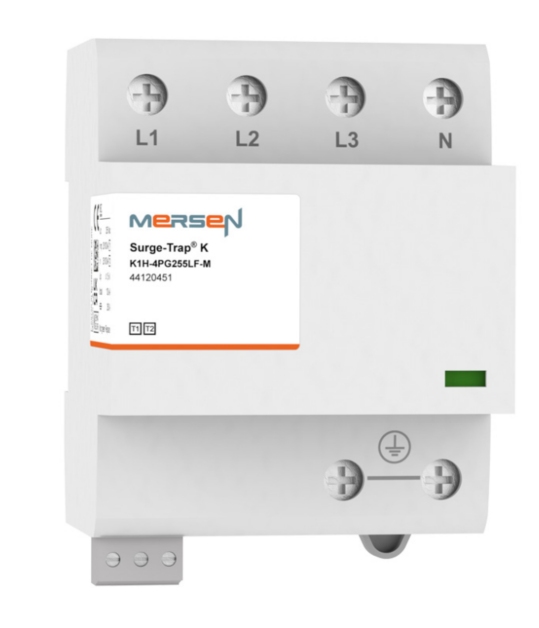 Surge-Trap® K1H-4PG255LF-M (SPD typ 1+2, 3+1, 230/400 V AC) — Mersen