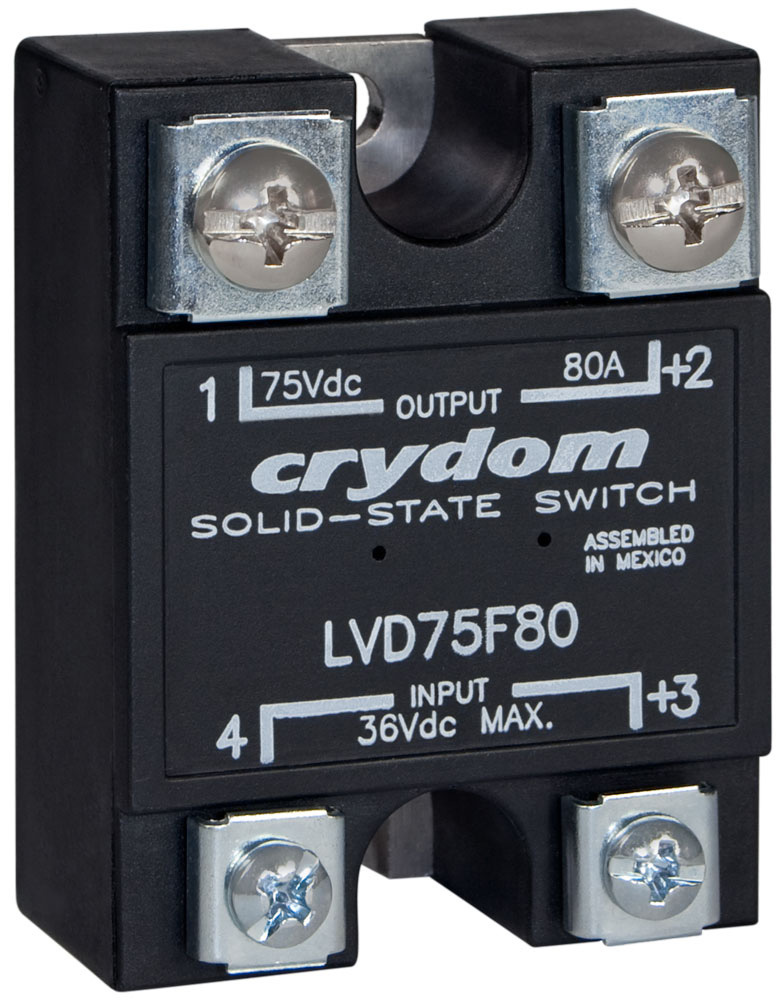 Odłącznik niskiego napięcia Crydom LVD (akumulatory 12/24 V, 40–100 A) — Sensata