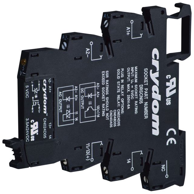 Przekaźnik półprzewodnikowy Crydom CN (PCB / podstawka DIN) AC-DC — Sensata